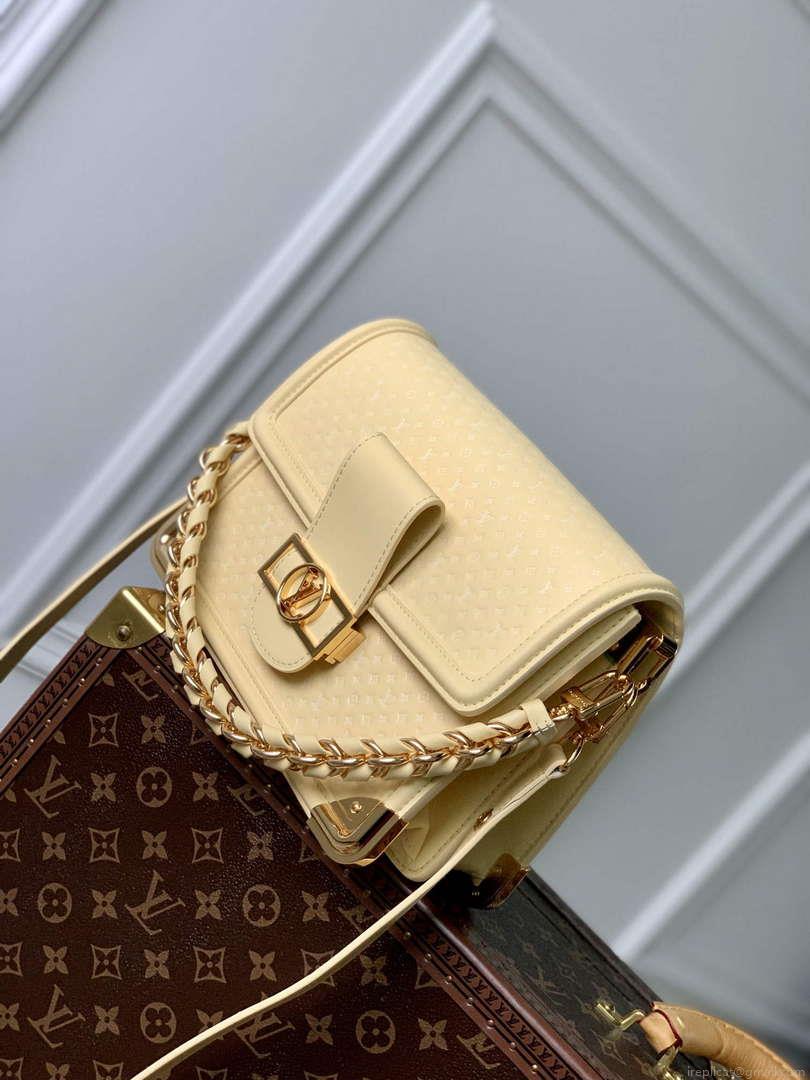 LV M22276 Louis Vuitton Dauphine MM Bag Yellow