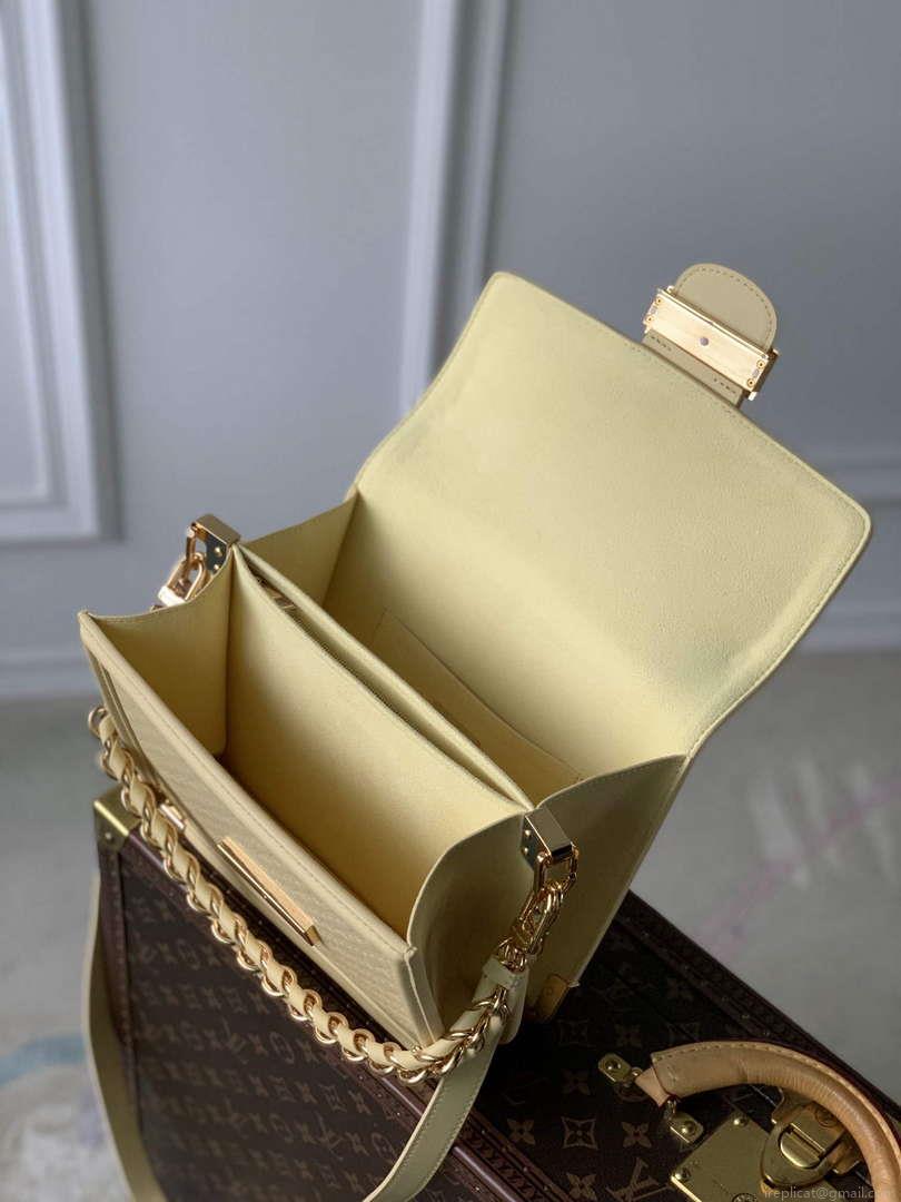 LV M22276 Louis Vuitton Dauphine MM Bag Yellow