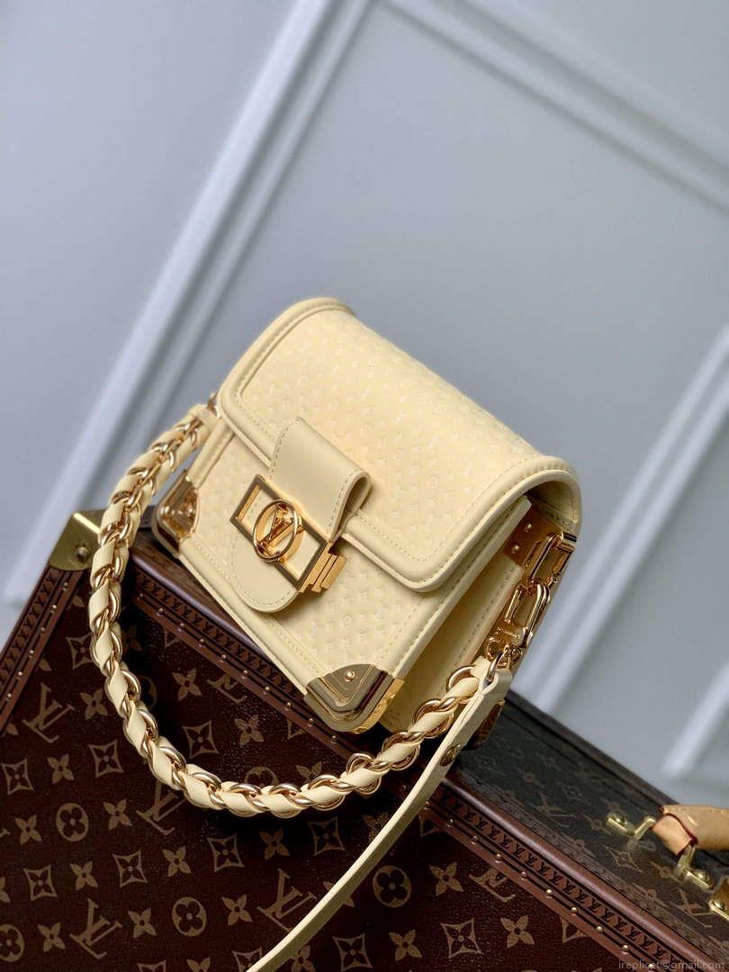 LV M22597 Louis Vuitton Dauphine Mini Bag Yellow