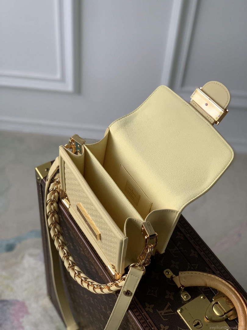 LV M22597 Louis Vuitton Dauphine Mini Bag Yellow