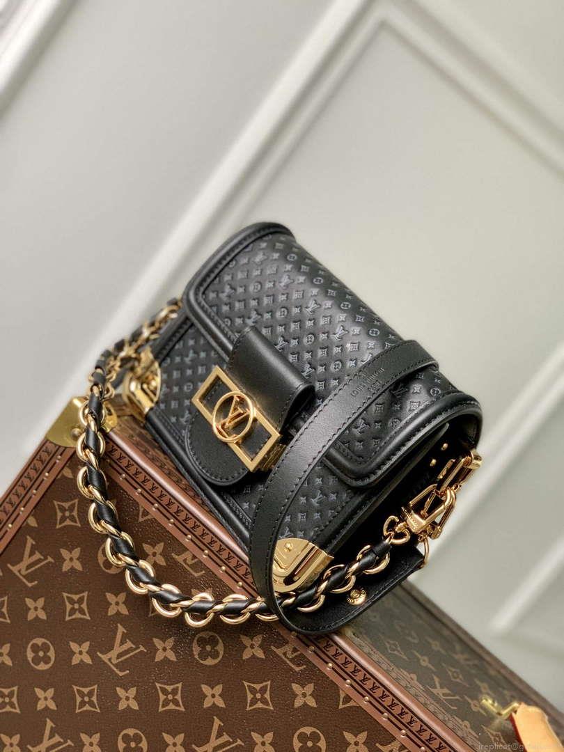 LV M22597 Louis Vuitton Dauphine Mini Bag Black