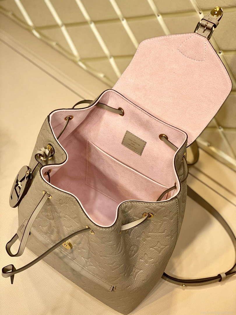 LV M45410 Louis Vuitton Montsouris Backpack Tourterelle Grey