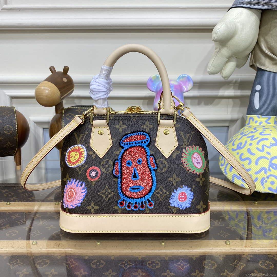 LV M46428 Louis Vuitton LV x YK Alma BB Bag