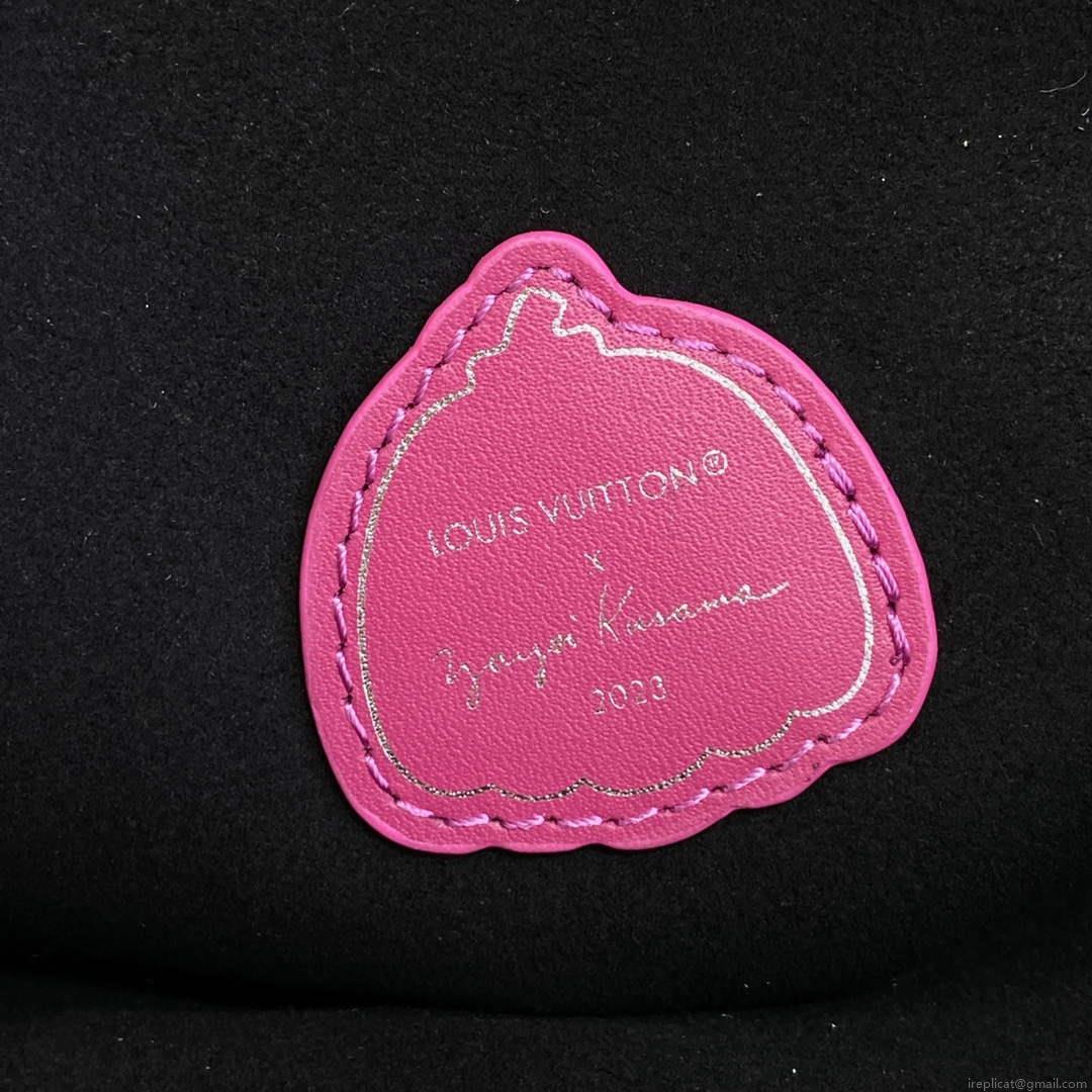 LV M46420 Louis Vuitton LV x YK Pochette Métis Black/Fuchsia