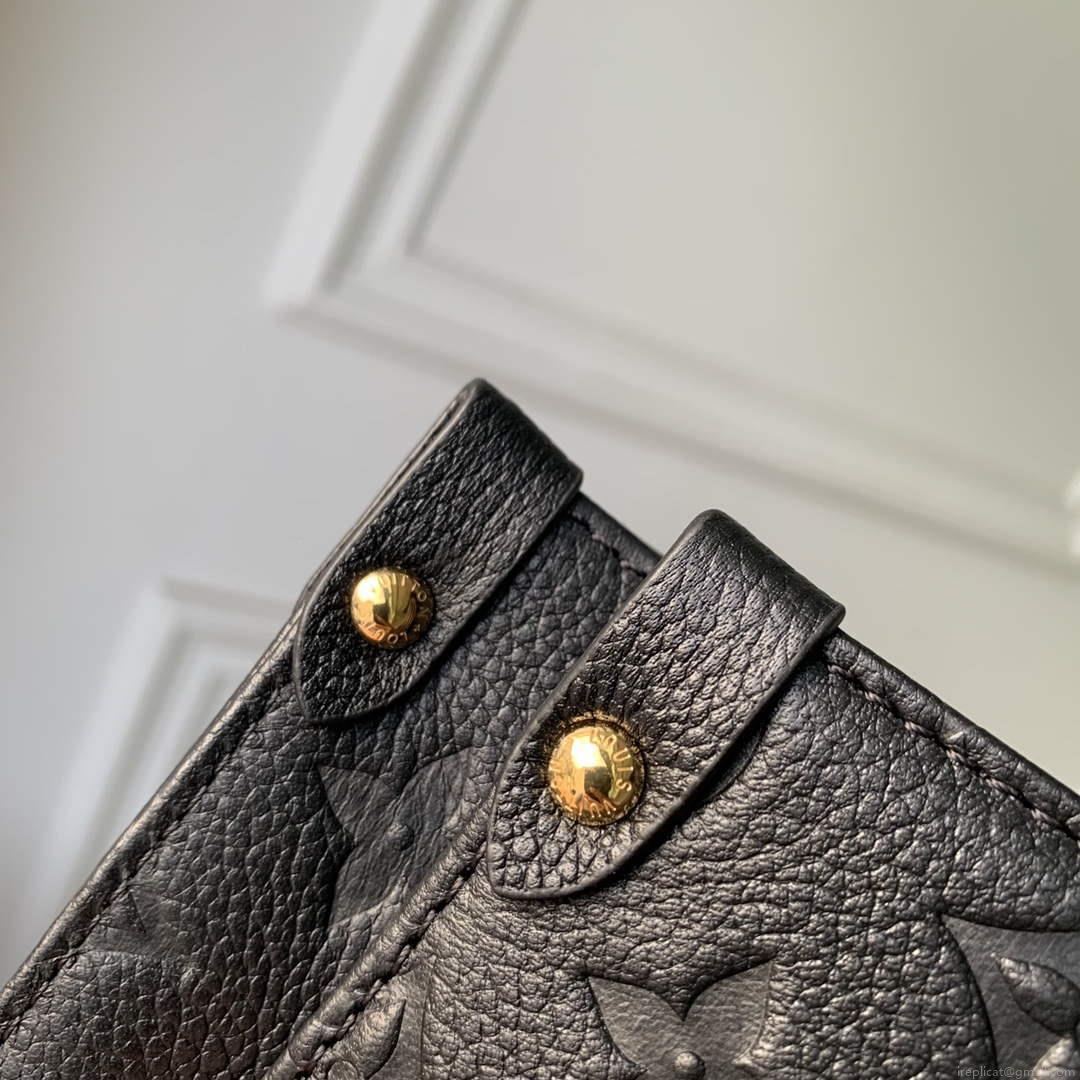 LV M46416 Louis Vuitton LV x YK OnTheGo MM Bag Black