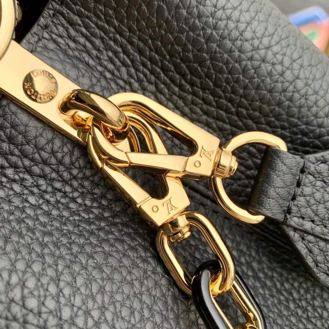 LV M21641 Louis Vuitton Capucines Mini Handbag Black