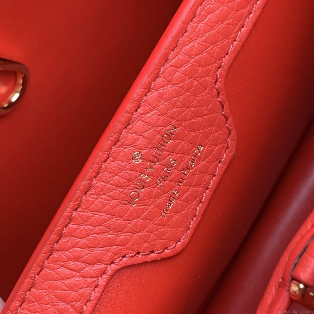 LV N80741 Louis Vuitton Capucines MM Handbag Light coffee