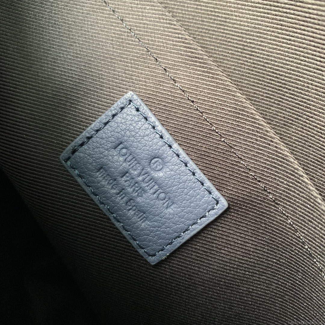 LV M82321 Louis Vuitton Pochette To-Go Bag Navy River Blue