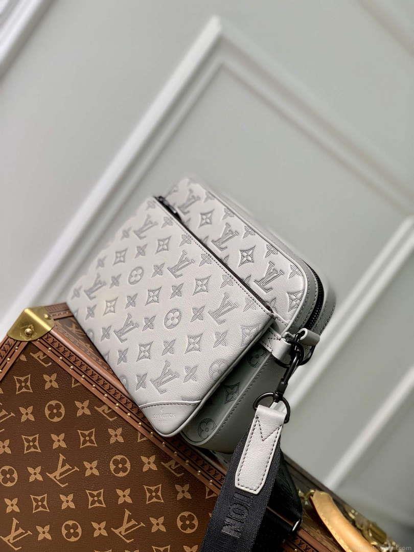 LV M46603 Louis Vuitton Trio Messenger Anthracite Gray