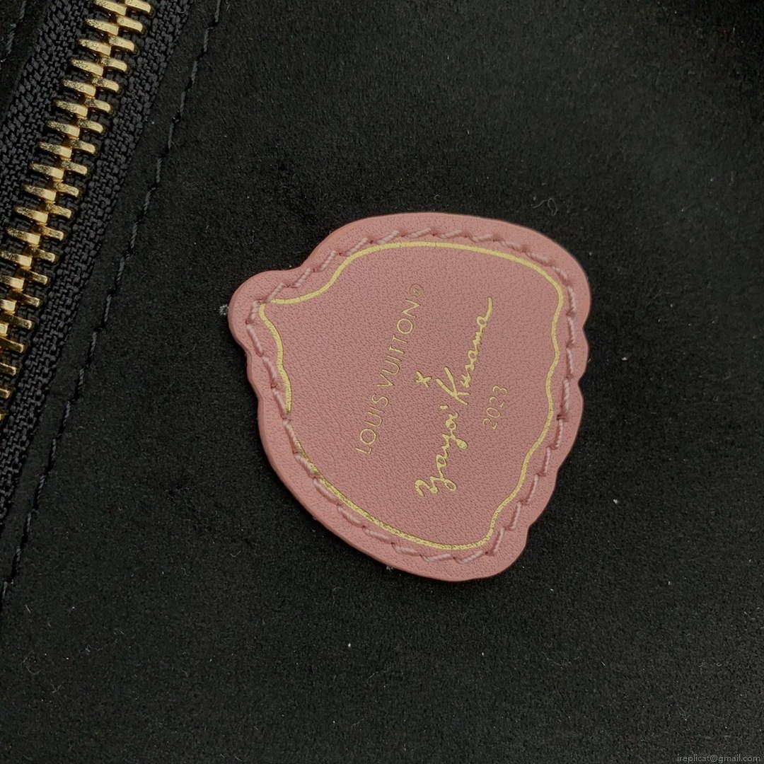 LV M21733 Louis Vuitton LV x YK Neverfull MM Bag Black