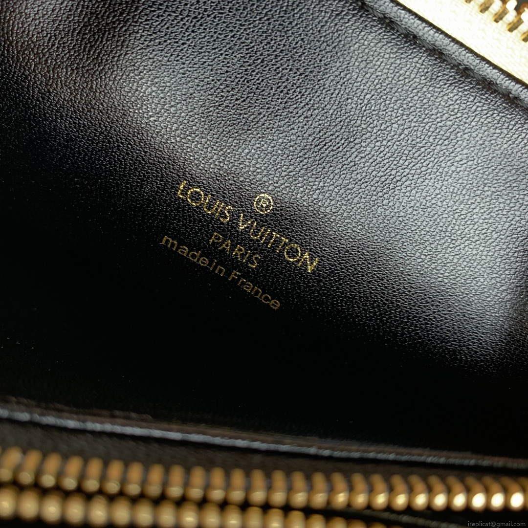 LV M57790 Louis Vuitton Coussin PM Handbag Black