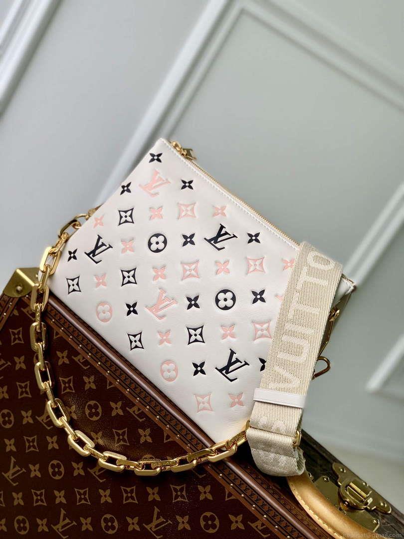 LV M22954 Louis Vuitton Coussin BB Handbag Beige