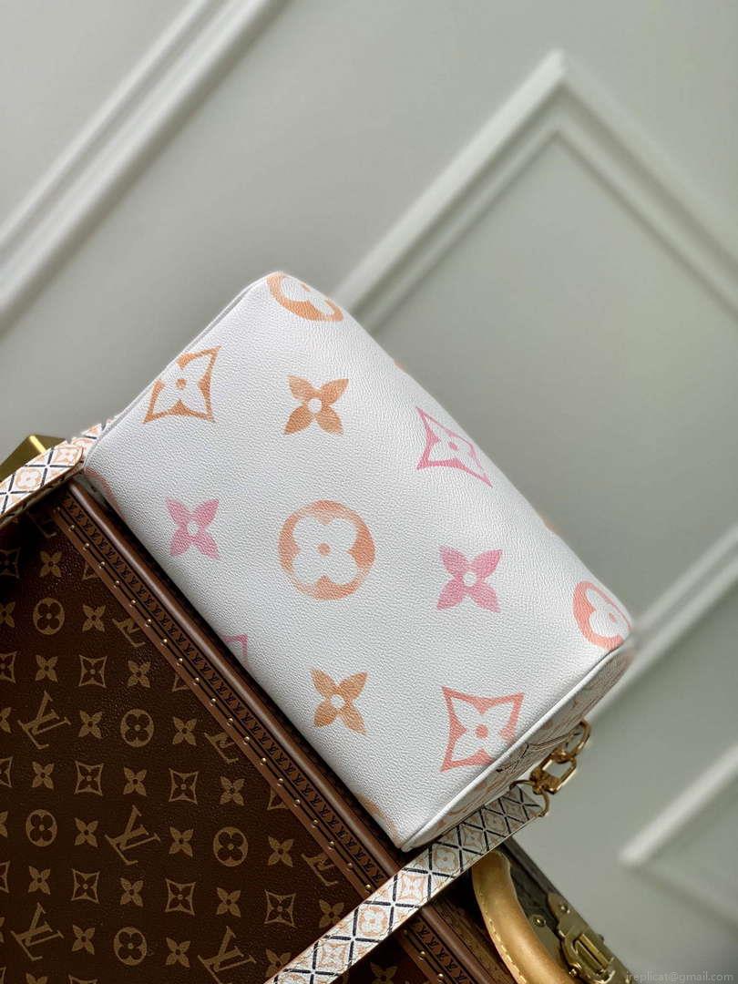 LV M22987 Louis Vuitton Speedy Bandoulière 25 Handbag Beige