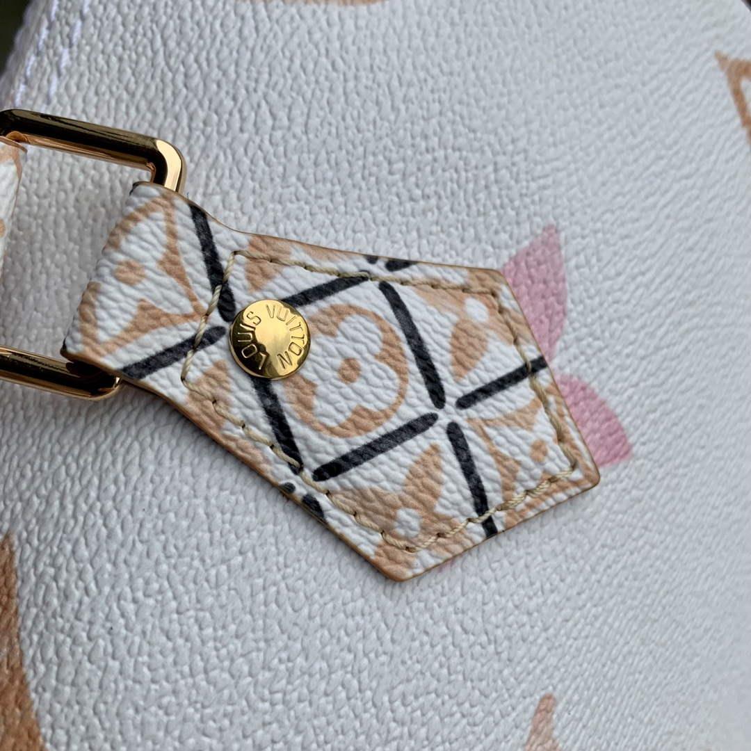 LV M22987 Louis Vuitton Speedy Bandoulière 25 Handbag Beige