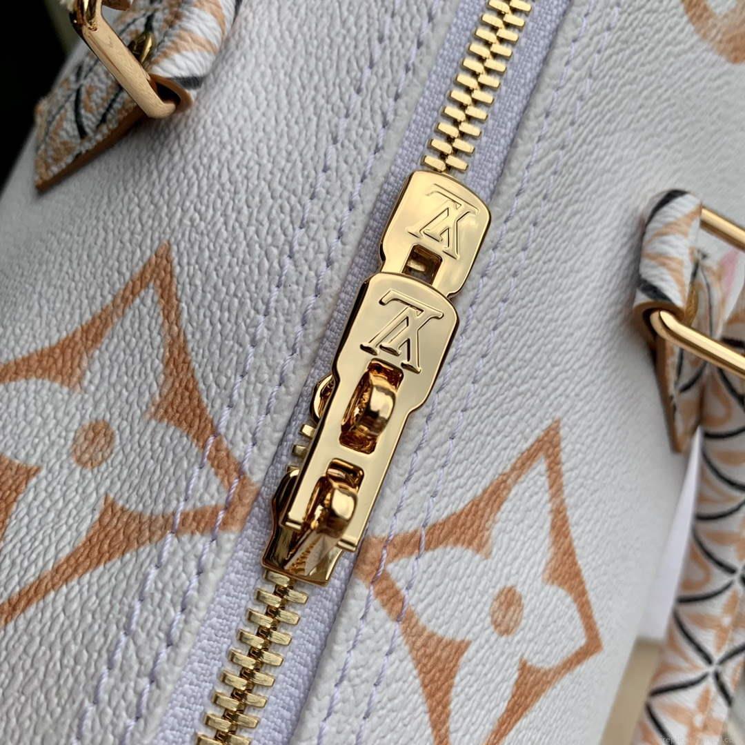 LV M22987 Louis Vuitton Speedy Bandoulière 25 Handbag Beige