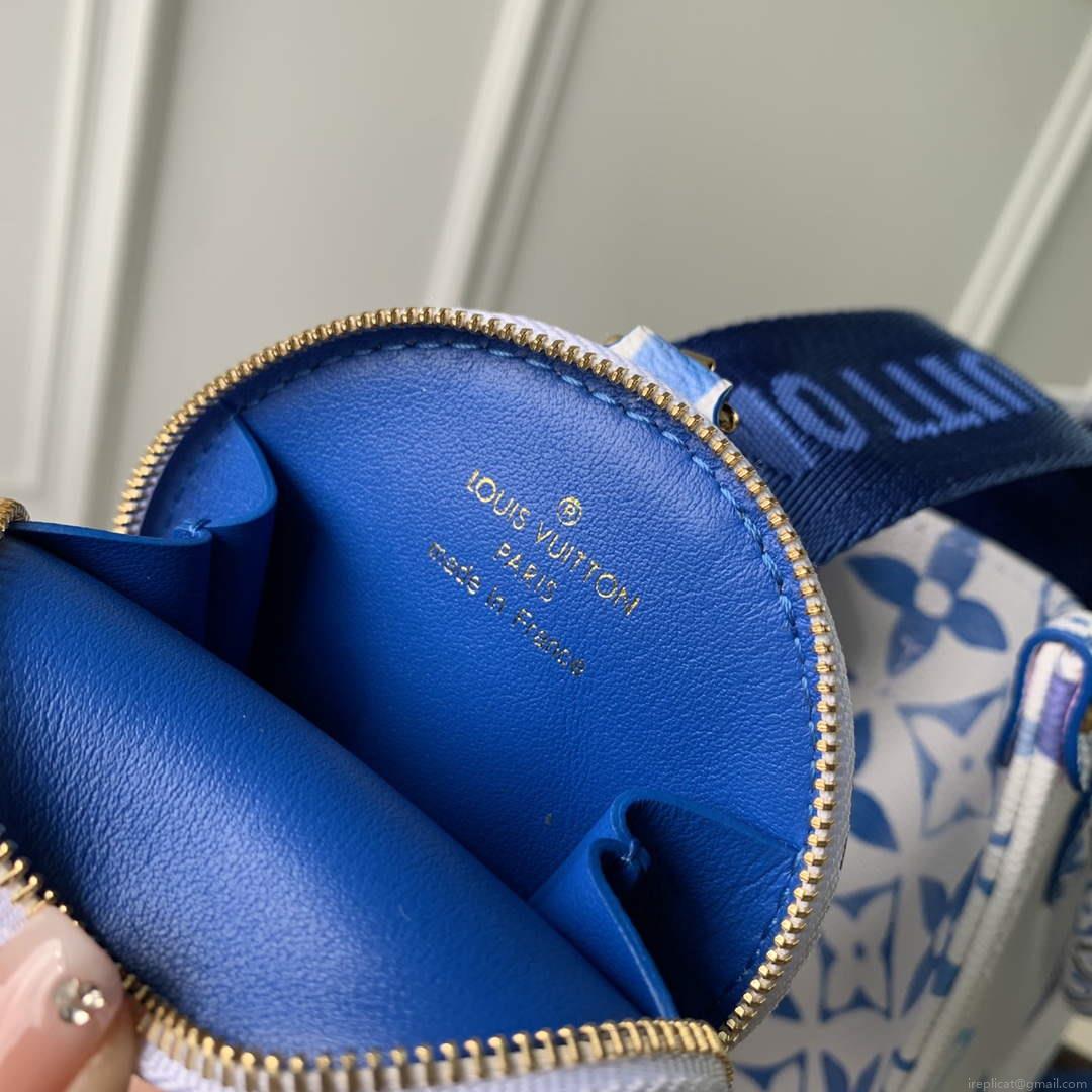 LV M22976 Louis Vuitton OnTheGo PM Handbag Blue
