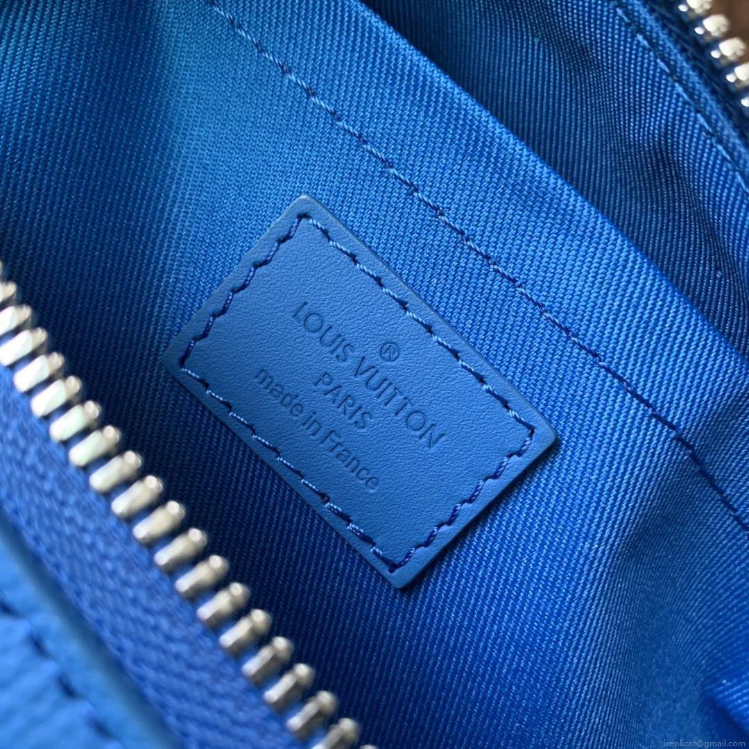 LV M22486 Louis Vuitton City Keepall Travel Bag Bright Blue