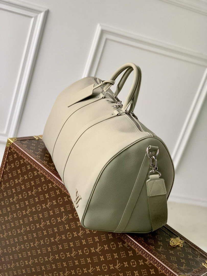 LV M22609 Louis Vuitton Keepall Bandoulière 50 Bag Sage