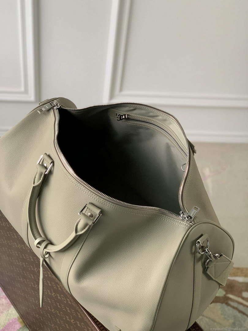 LV M22609 Louis Vuitton Keepall Bandoulière 50 Bag Sage