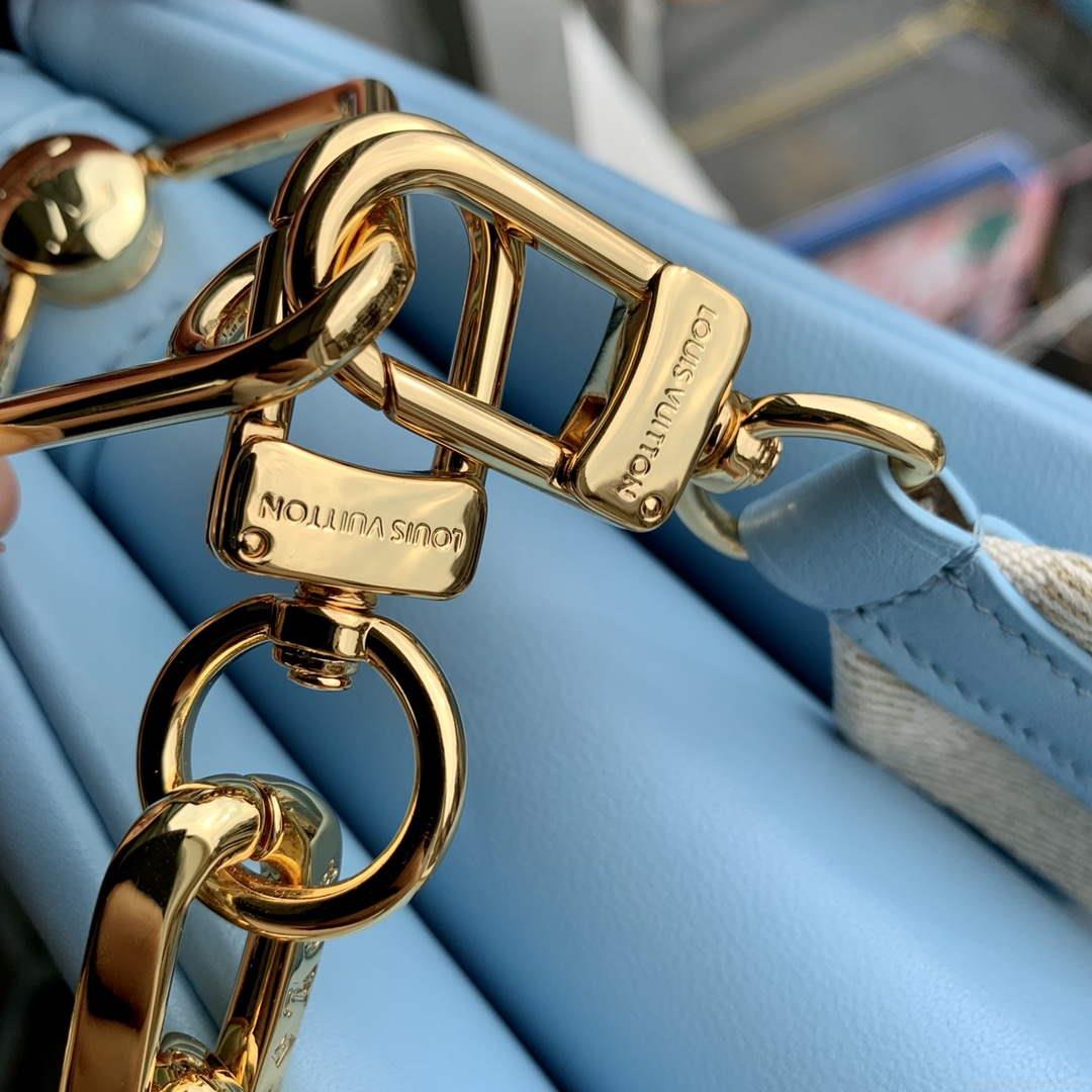 LV M22953 Louis Vuitton Coussin PM Tricolor Bag Blue