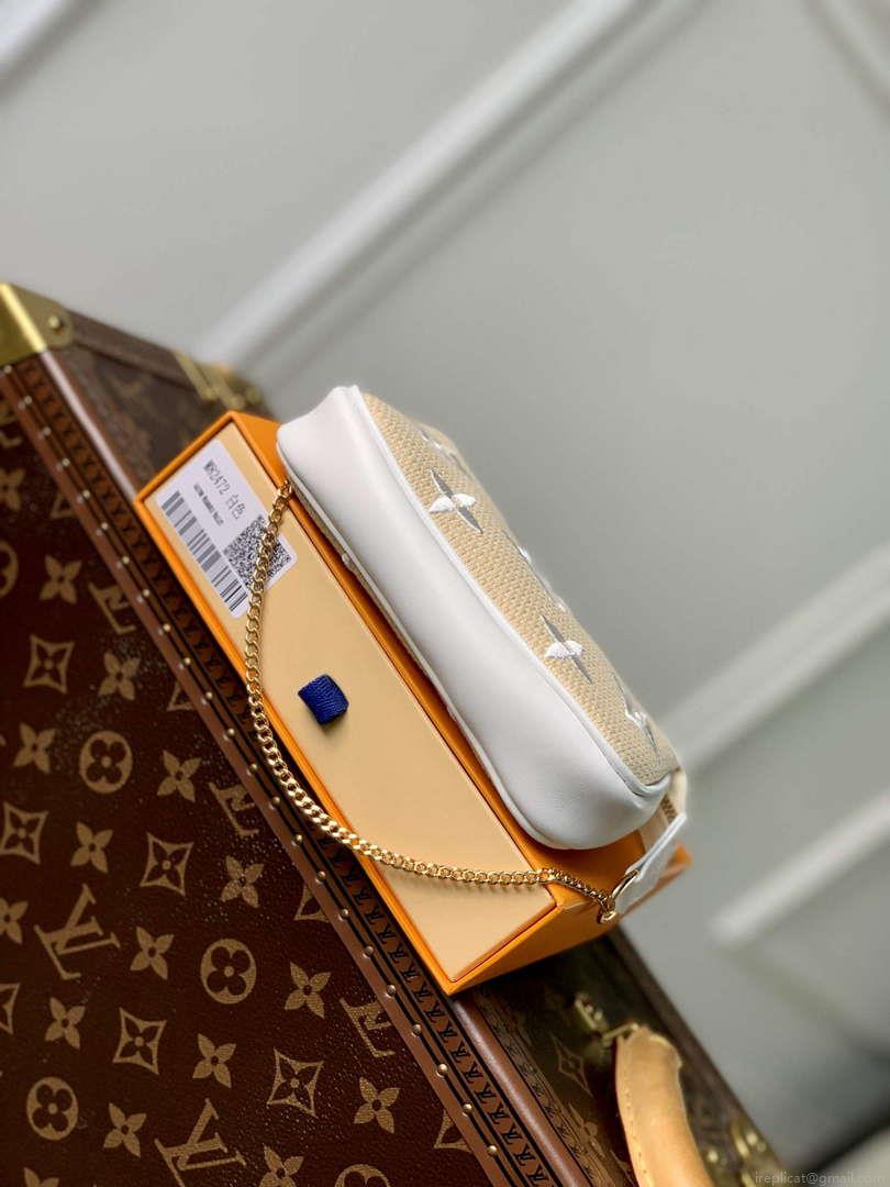 LV M82472 Louis Vuitton Mini Pochette Accessoires White