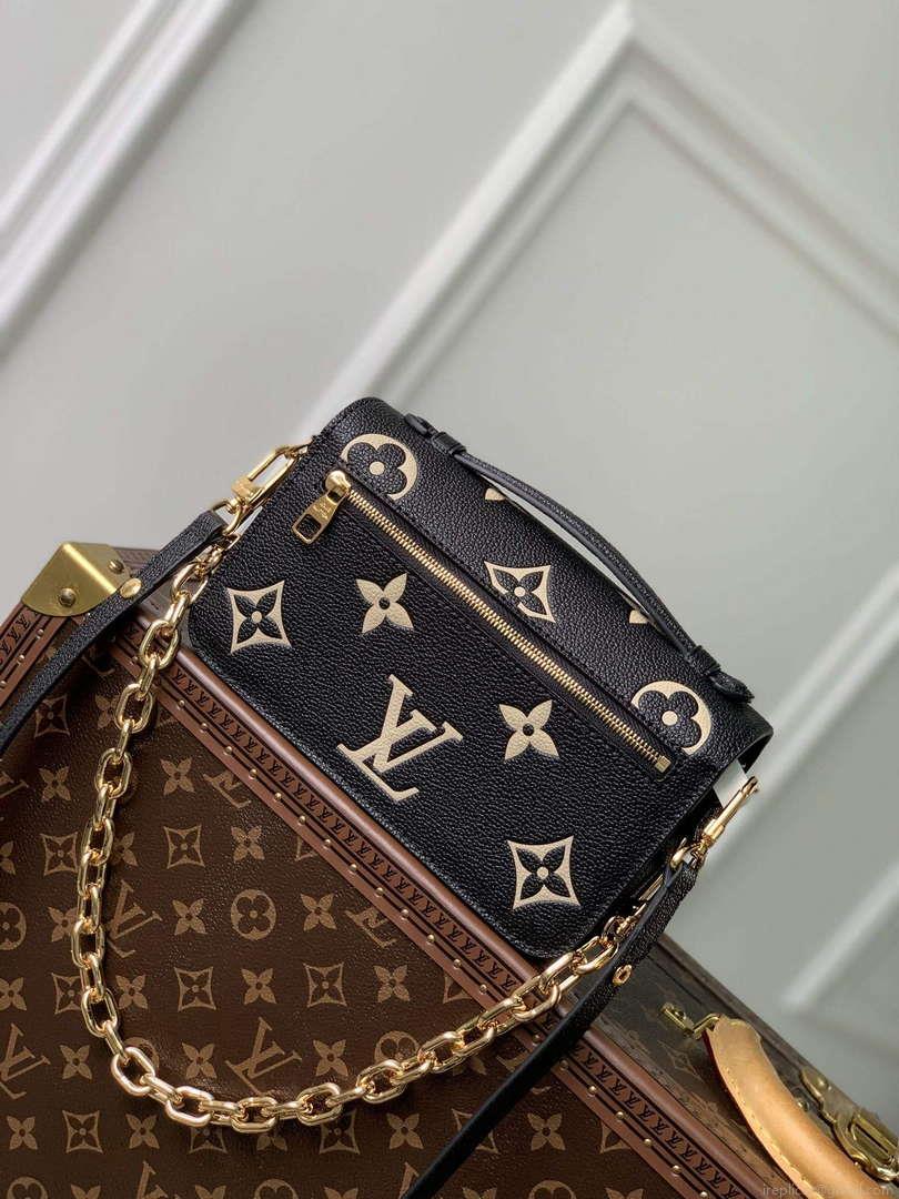 LV M46596 Louis Vuitton Pochette Métis East West Handbag