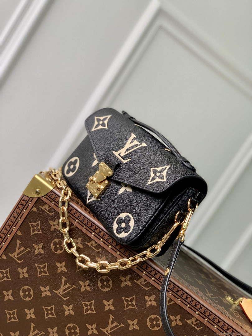 LV M46596 Louis Vuitton Pochette Métis East West Handbag
