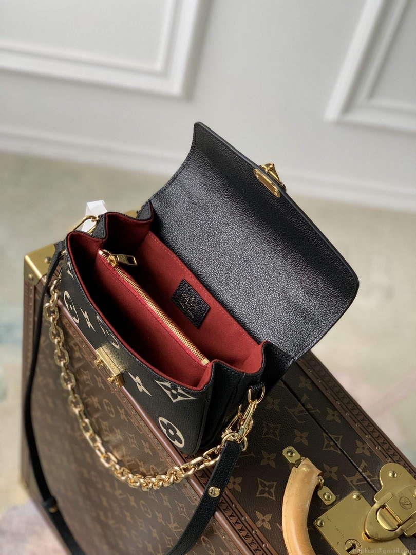LV M46596 Louis Vuitton Pochette Métis East West Handbag