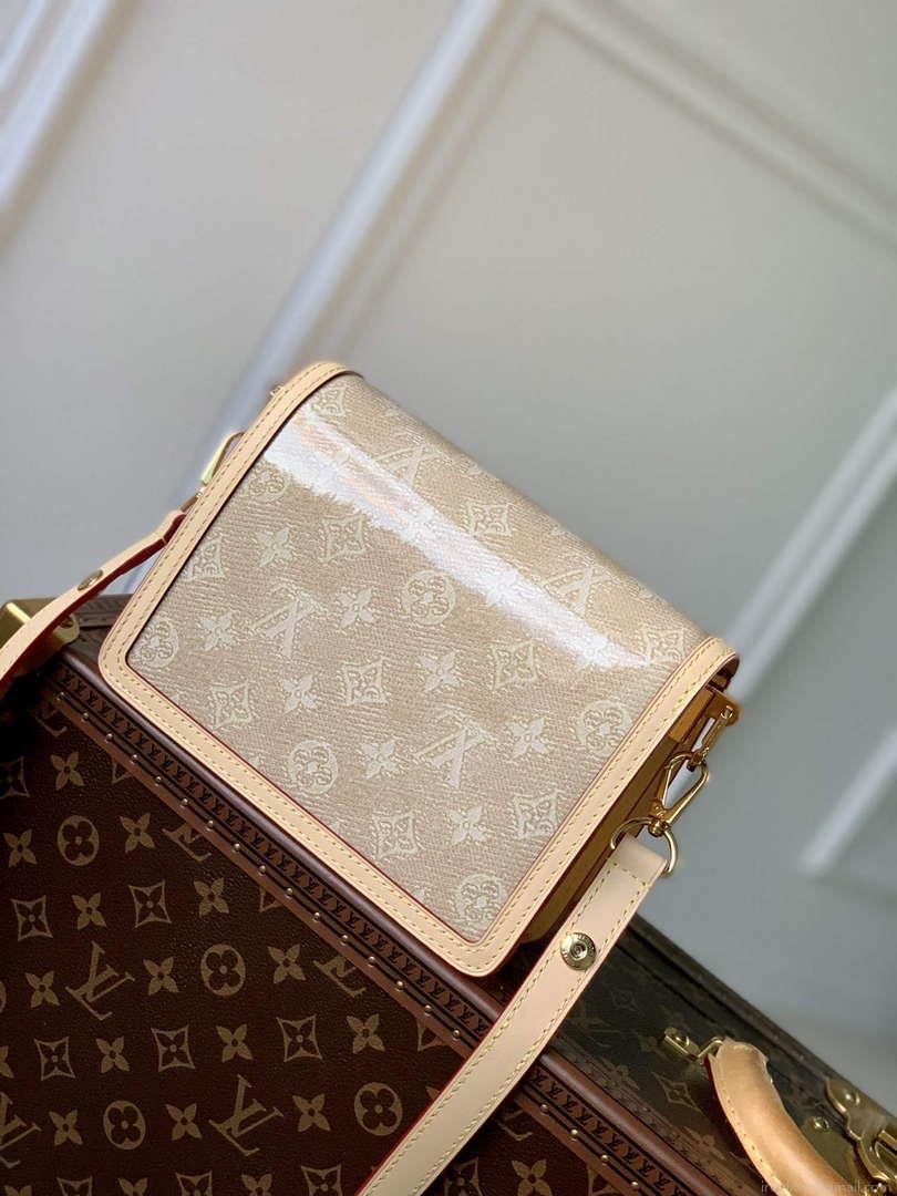 LV M22826 Louis Vuitton Mini Dauphine Handbag Beige
