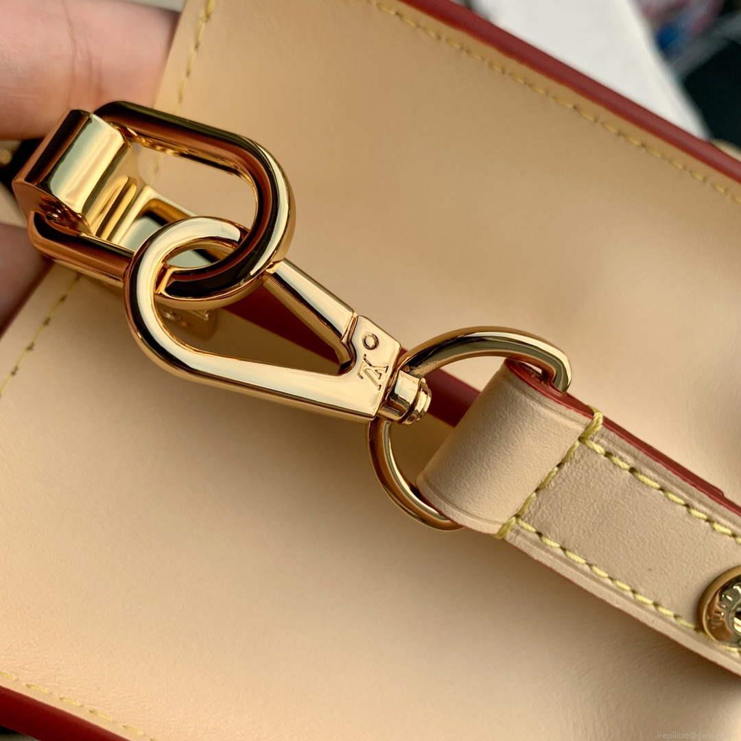 LV M22826 Louis Vuitton Mini Dauphine Handbag Beige