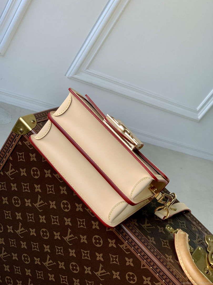 LV M22826 Louis Vuitton Mini Dauphine Handbag Beige