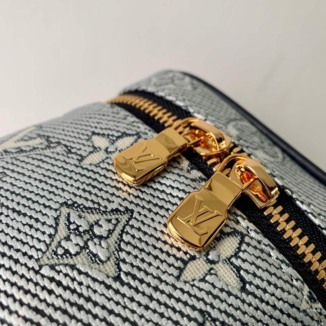 LV M82467 Louis Vuitton Micro Vanity Miniature Bag Blue