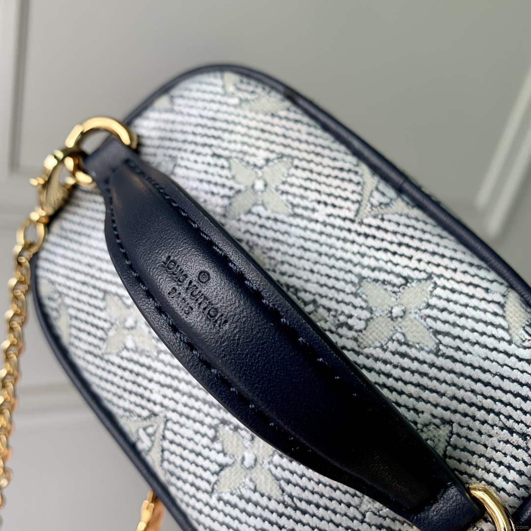 LV M82467 Louis Vuitton Micro Vanity Miniature Bag Blue