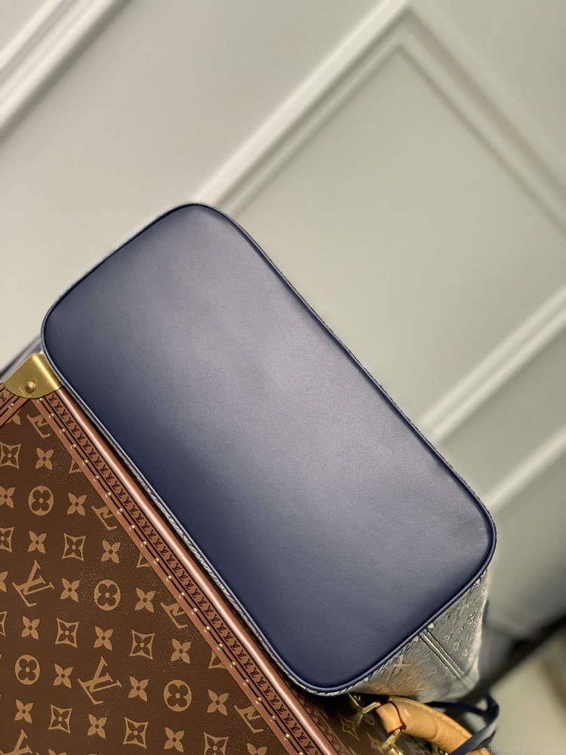 LV M22921 Louis Vuitton Neverfull MM Tote Bag Blue