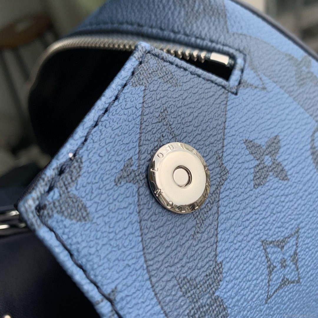 LV M82337 Louis Vuitton Dopp Kit Toiletry Bag Abyss Blue