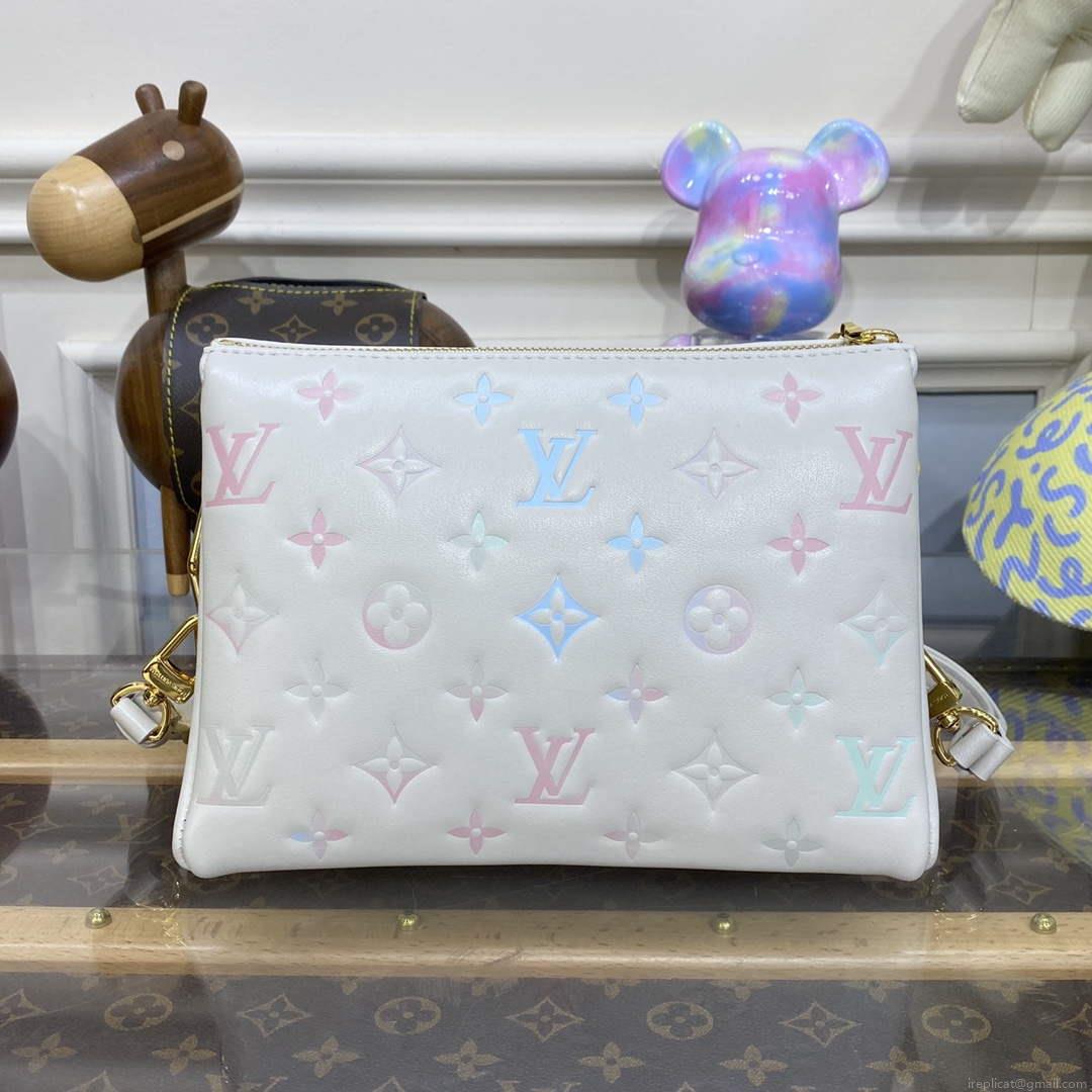 LV M22993 Louis Vuitton Coussin BB Handbag Quartz & Multicolor