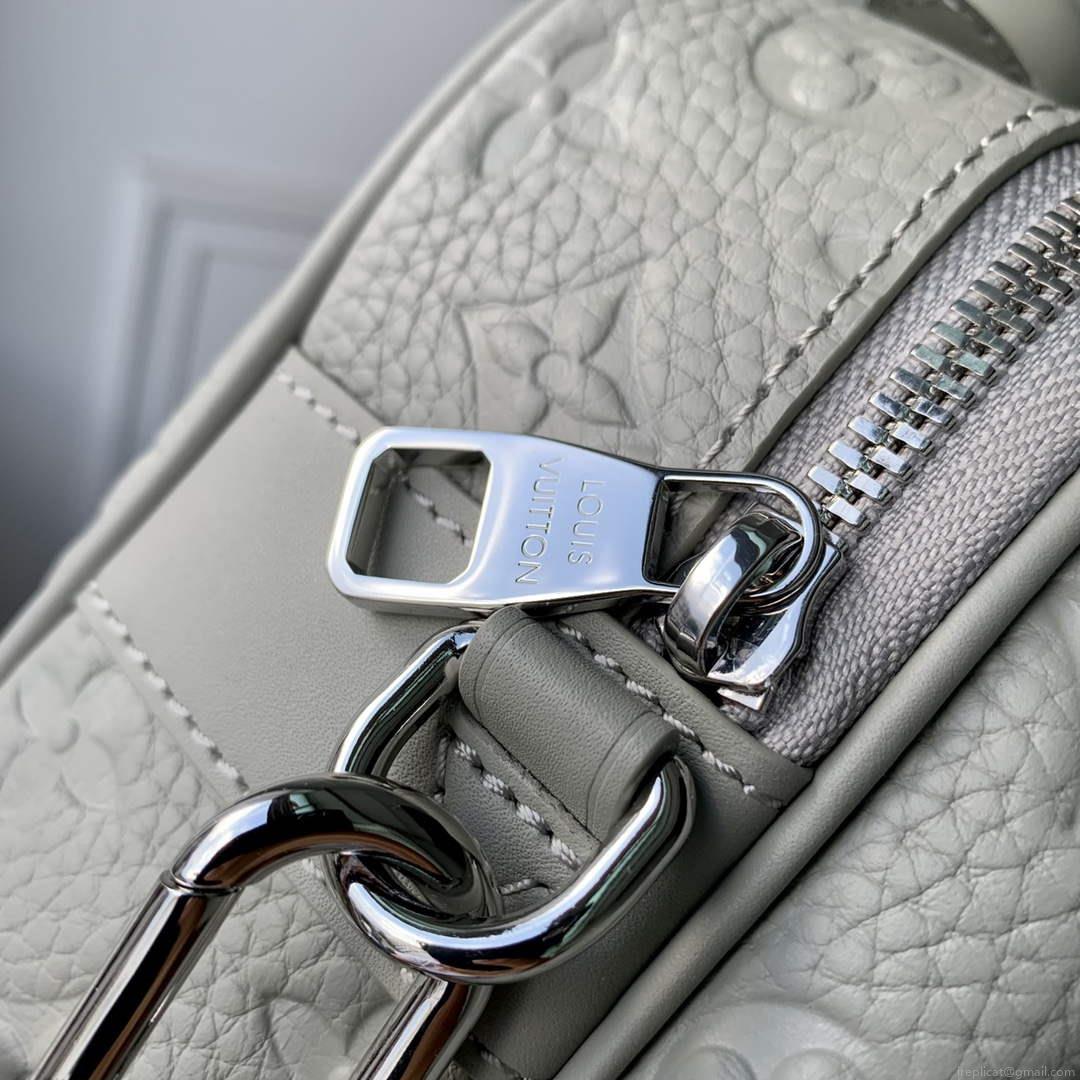 LV M23152 Louis Vuitton S-Lock Messenger Bag Mineral Gray
