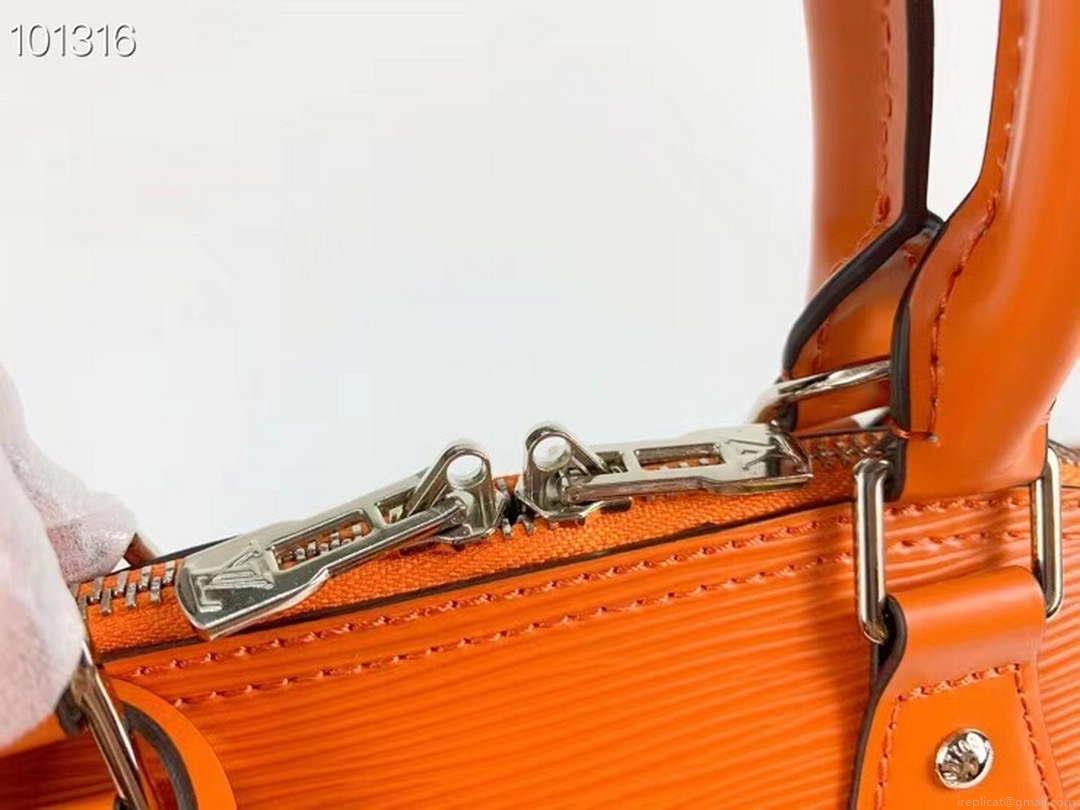 LV M59217 Louis Vuitton Alma BB Epi Handbag Orange