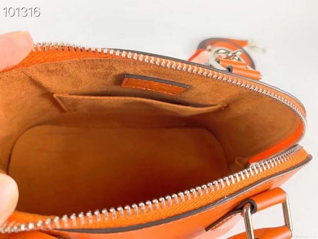 LV M59217 Louis Vuitton Alma BB Epi Handbag Orange