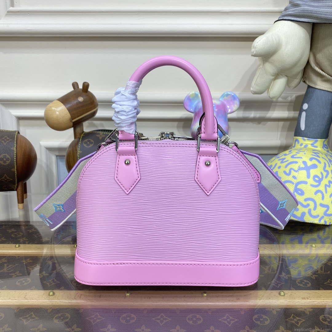 LV M22620 Louis Vuitton Alma BB Epi Handbag Light Pink