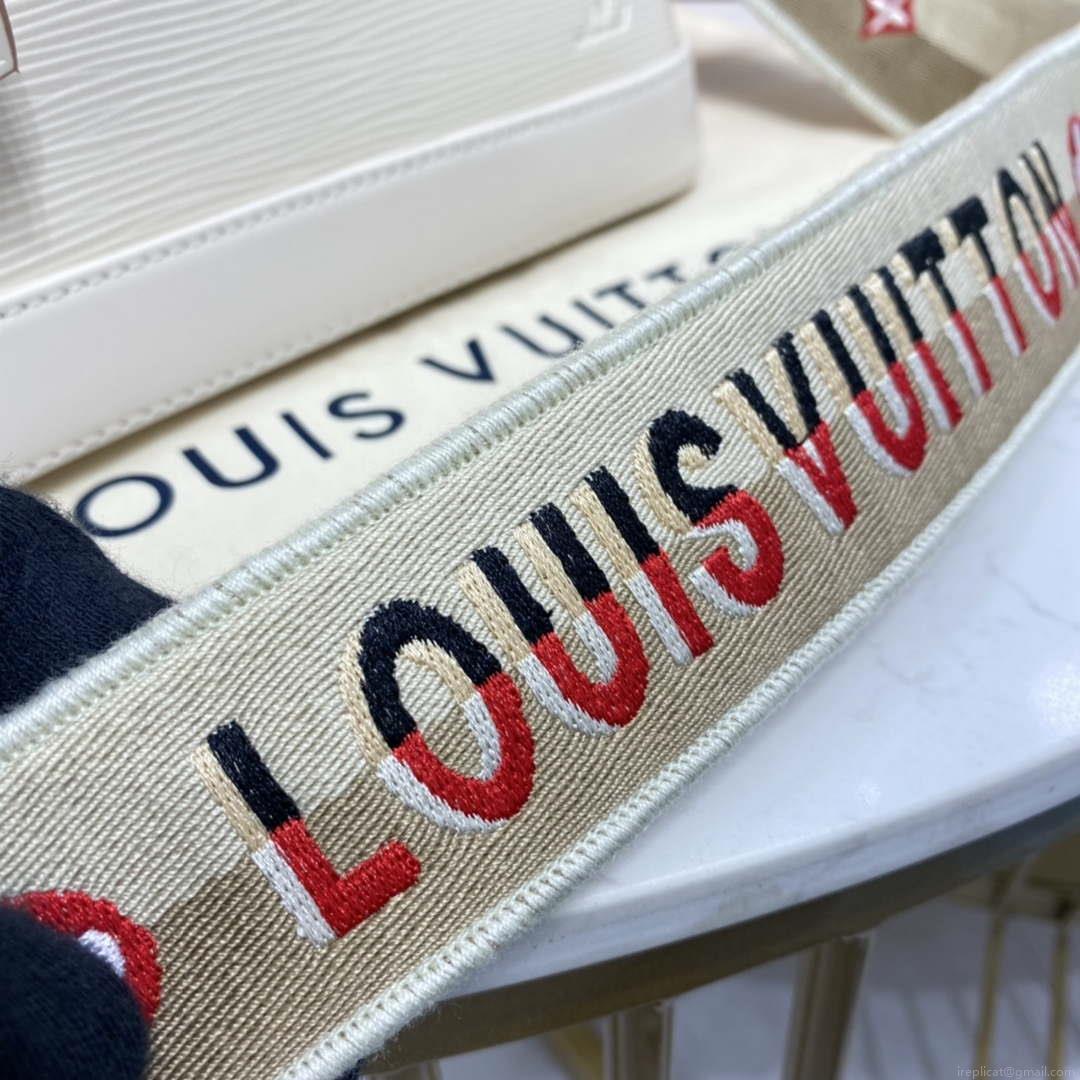 LV M40304 Louis Vuitton Alma BB Epi Handbag White