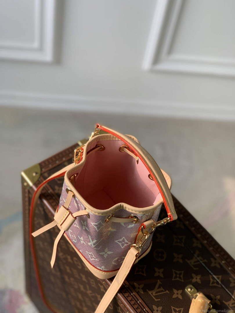 LV M82427 Louis Vuitton Nano Noe Handbag Pink