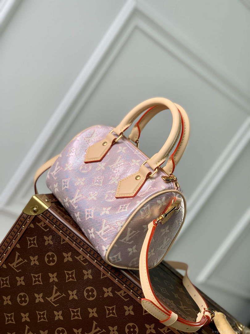 LV M22849 Louis Vuitton Speedy Bandoulière 20 Handbag Pink