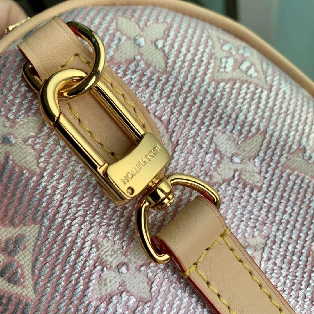 LV M22849 Louis Vuitton Speedy Bandoulière 20 Handbag Pink
