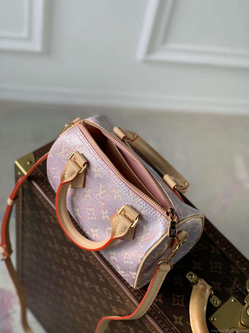 LV M22849 Louis Vuitton Speedy Bandoulière 20 Handbag Pink