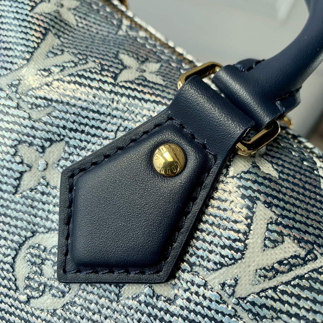 LV M23069 Louis Vuitton Speedy Bandoulière 20 Handbag Blue