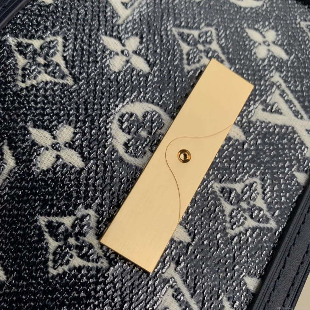 LV M22826 Louis Vuitton Mini Dauphine Handbag Blue