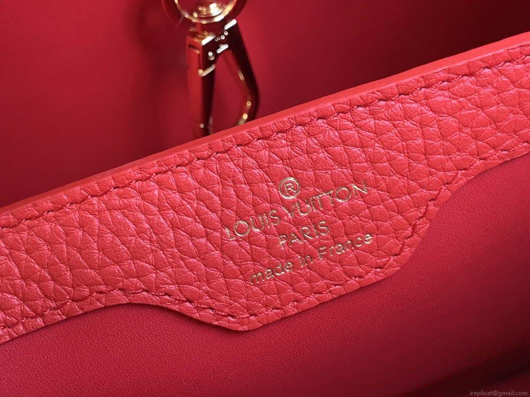 LV M22121 Louis Vuitton Capucines BB Handbag Gray