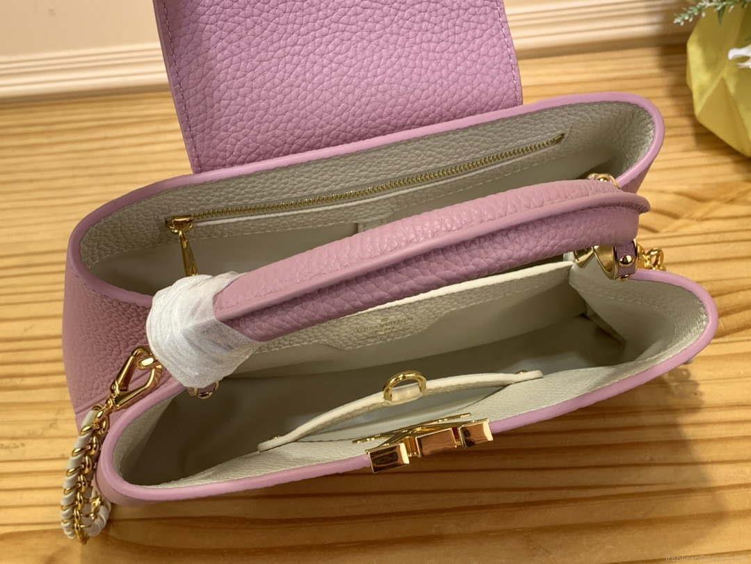LV M22122 Louis Vuitton Capucines BB Handbag Pink