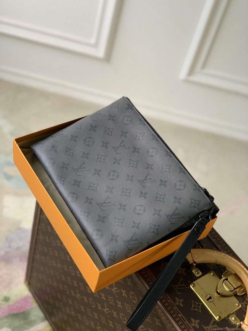 LV M82598 Louis Vuitton Pochette S-Lock Black